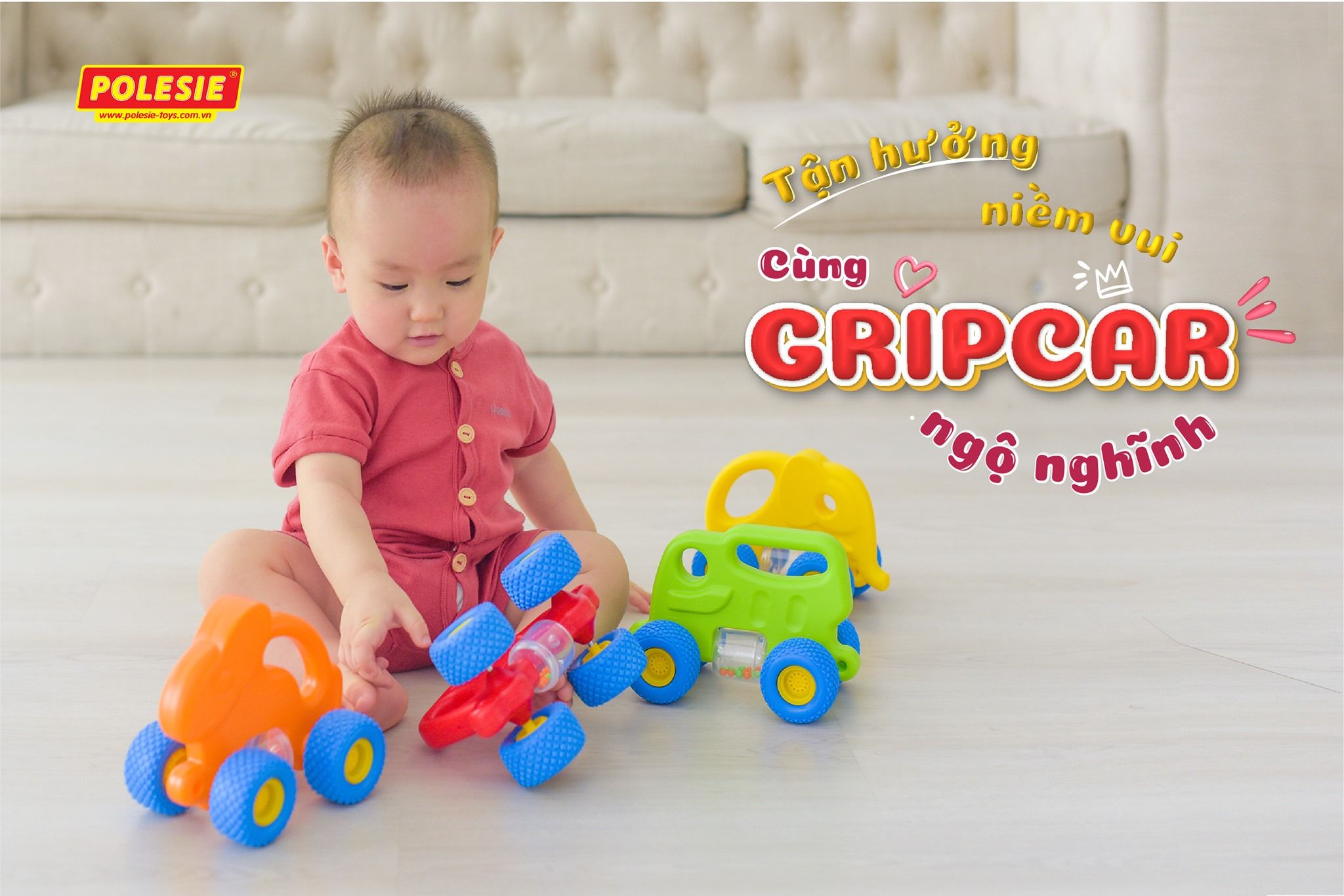  Xúc xắc xe tải Gripcar Polesie hàng Châu Âu 