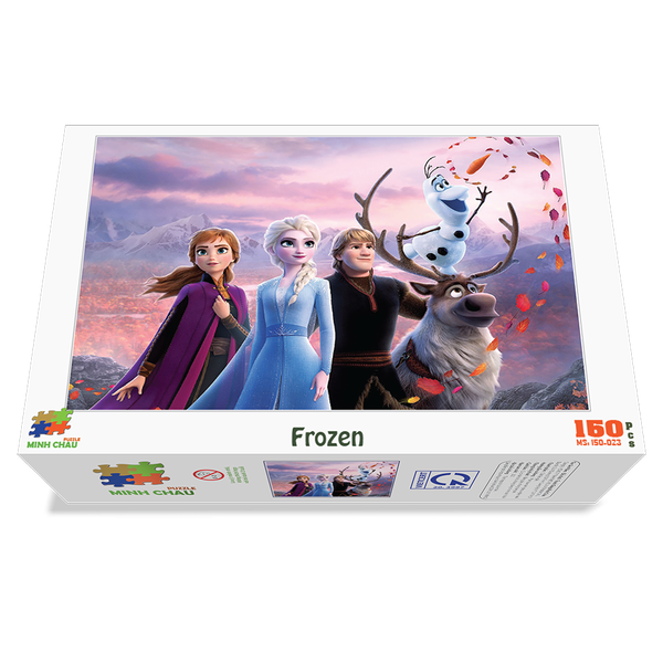  Đồ chơi xếp hình Minh Châu 150 mảnh 20x30cm FROZEN 