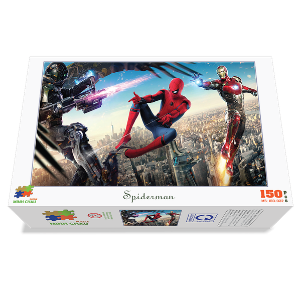  Đồ chơi xếp hình Minh Châu 150 mảnh 20x30cm Spiderman 