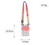  Túi đồ chơi thời trang Pop it, túi móc khóa mini Pop it, thương hiệu Mingge, siêu dễ thương 