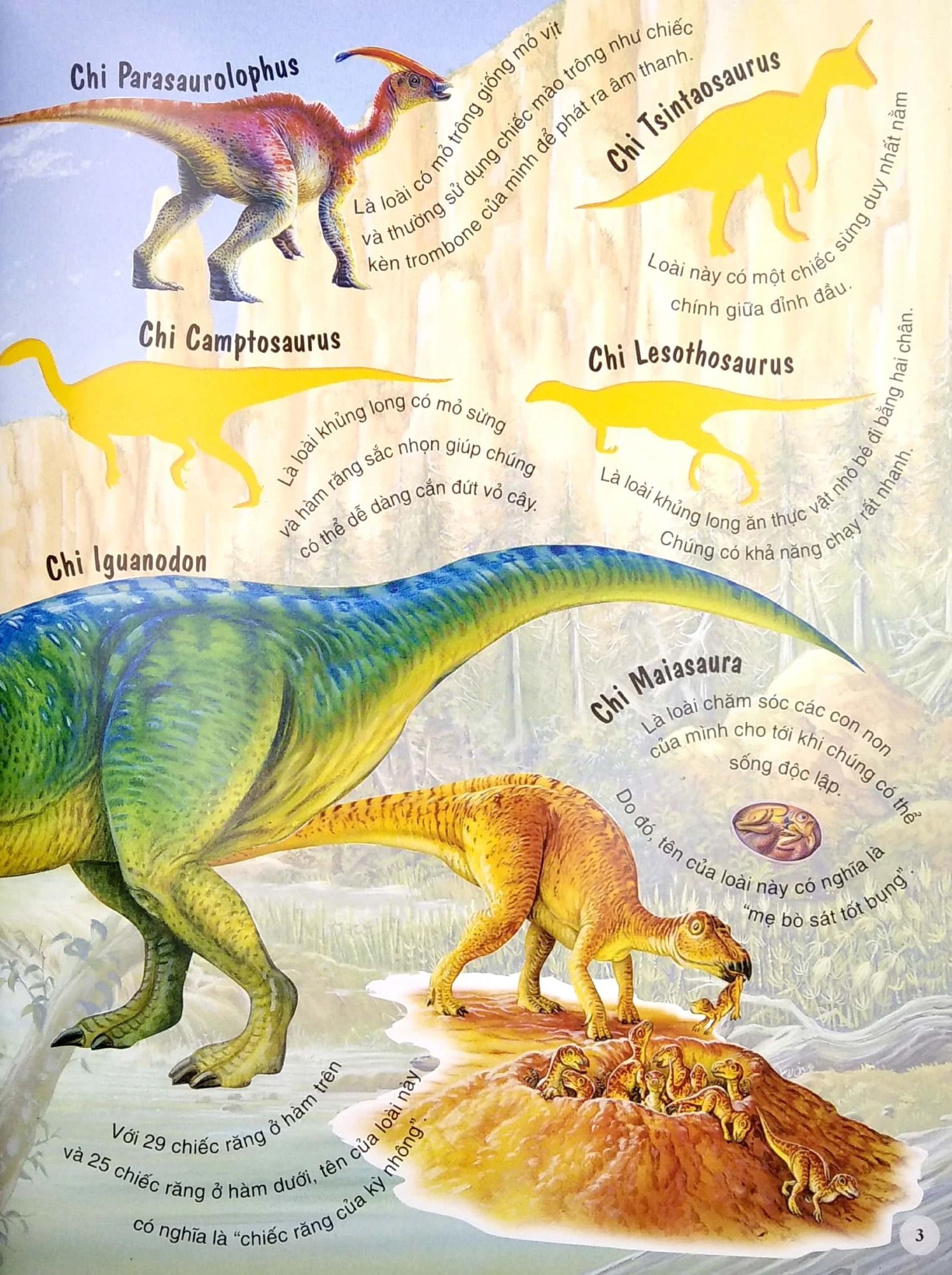  Sách Sticker Cho Bé - Hình dán sống động các loài khủng long 