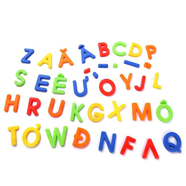  Vỉ chữ nam châm tiếng anh 