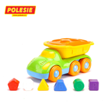  Xe tải Buddy Polesie thả hình học hình khối cho bé 1+ 