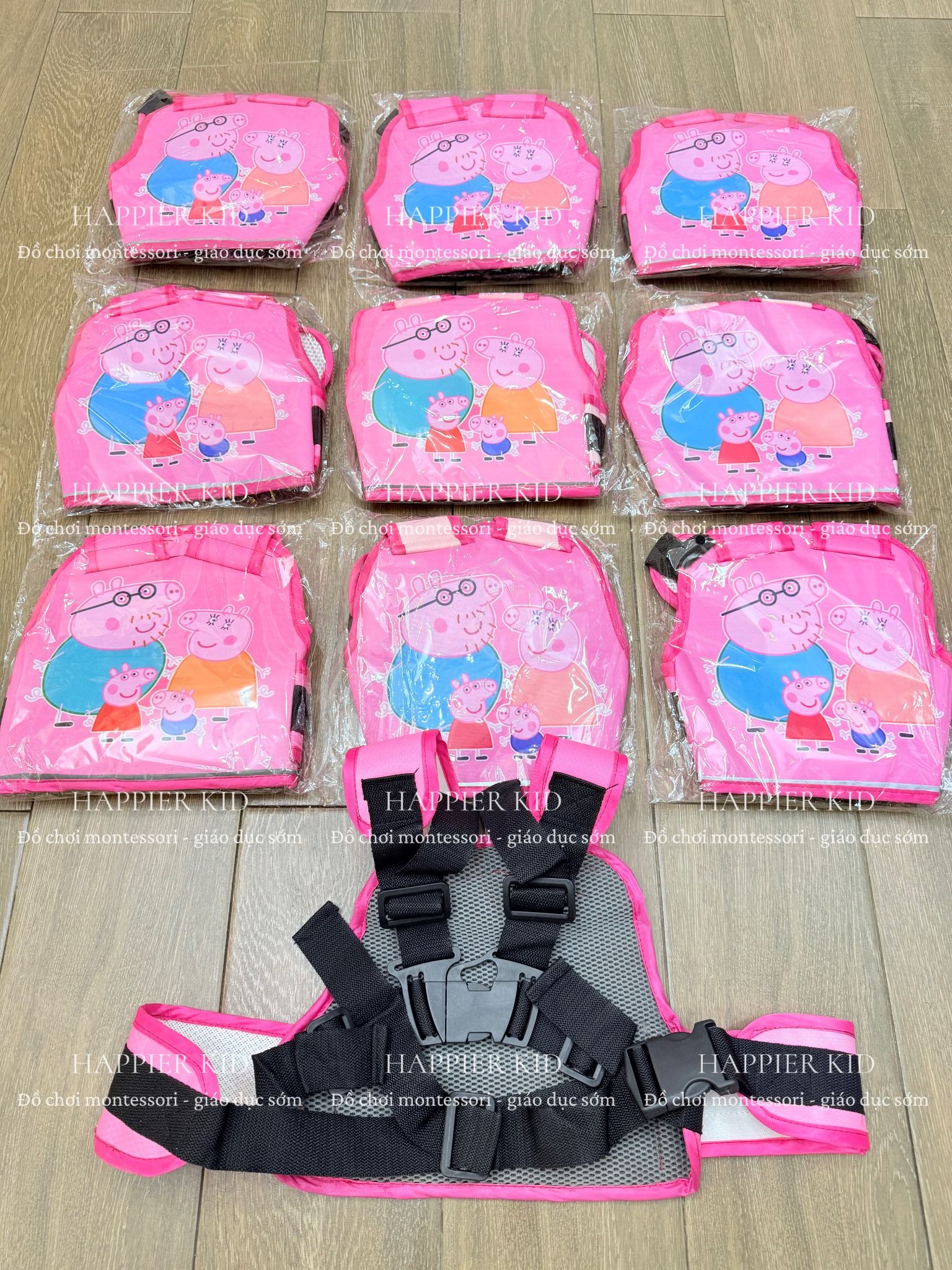  Đai 4 quai ngồi xe máy Pipovietnam, chắc chắn, mềm mại, thoải mái 