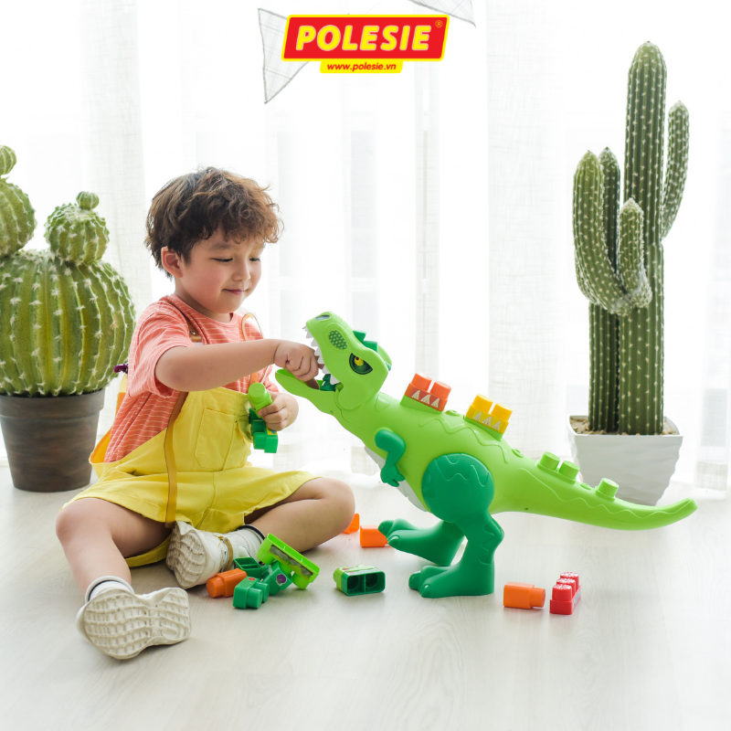  Bộ lắp ráp Khủng long Dino Polesie Toys, siêu to dài 0.7 mét 