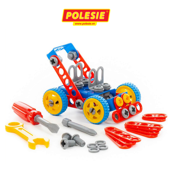  Bộ đồ chơi lắp ghép kỹ sư 91 chi tiết Polesie hàng Châu Âu 