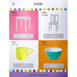  Sách dán hình thông minh - 100 từ vựng đầu tiên của bé 