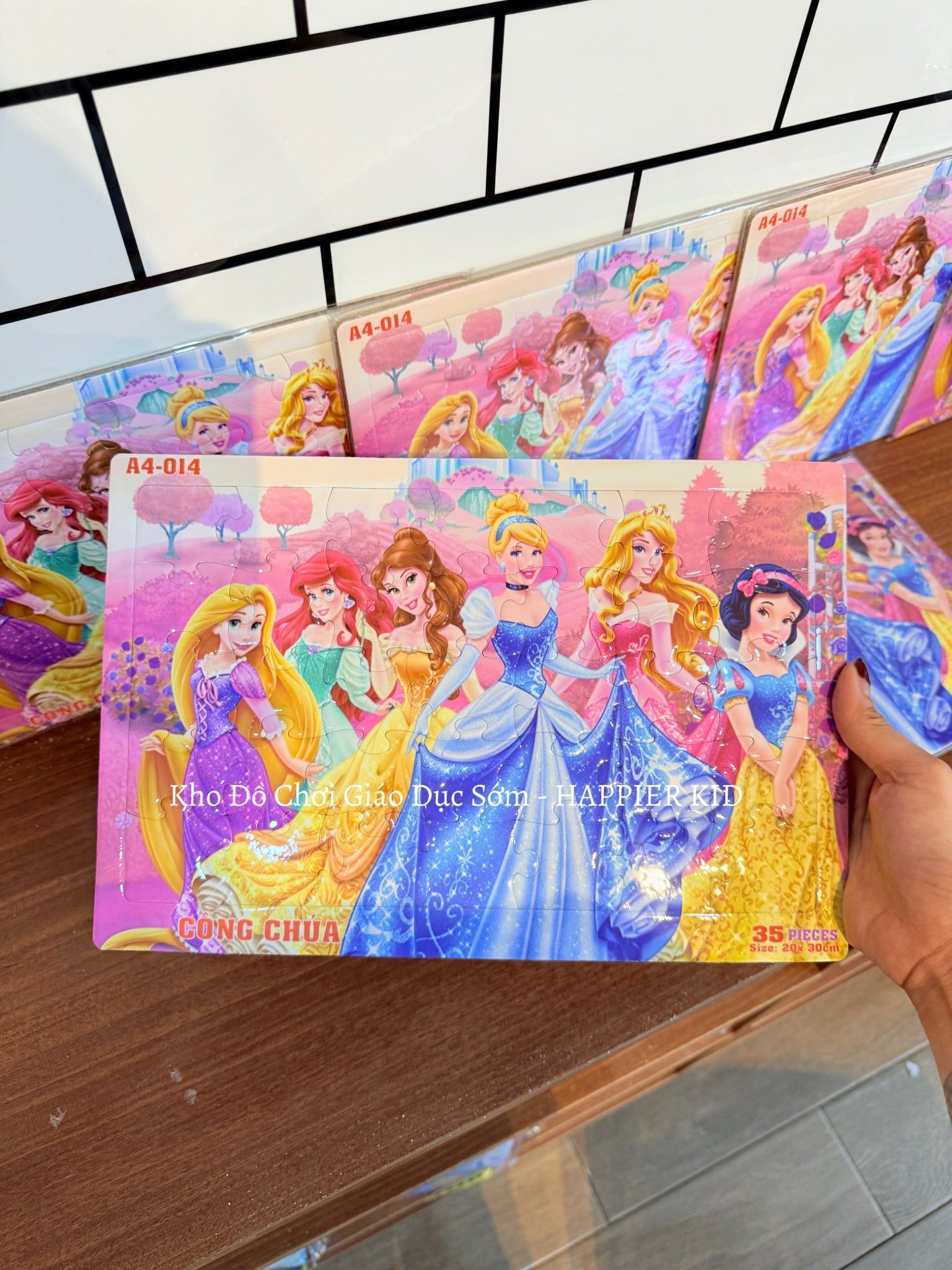  Đồ chơi xếp hình Minh Châu 35 mảnh 20x30cm CÔNG CHÚA 