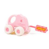  Xe voi con lục lạc Gripcar cho bé - Hồng - POLESIE Toys  Châu Âu 