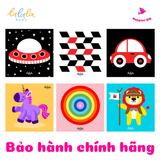  Thẻ decal dán tường kích thích thị giác cho trẻ sơ sinh, thương hiệu Lalala baby 