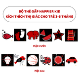  Thẻ Gấp Kích Thích Thị Giác Cho Bé HAPPIER KID 