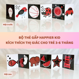  Thẻ Gấp Kích Thích Thị Giác Cho Bé HAPPIER KID 