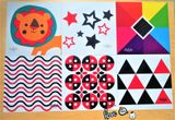  Thẻ decal dán tường kích thích thị giác cho trẻ sơ sinh, thương hiệu Lalala baby 