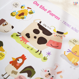  Bảng gấp thông thái song ngữ Lalala baby 96x50cm 