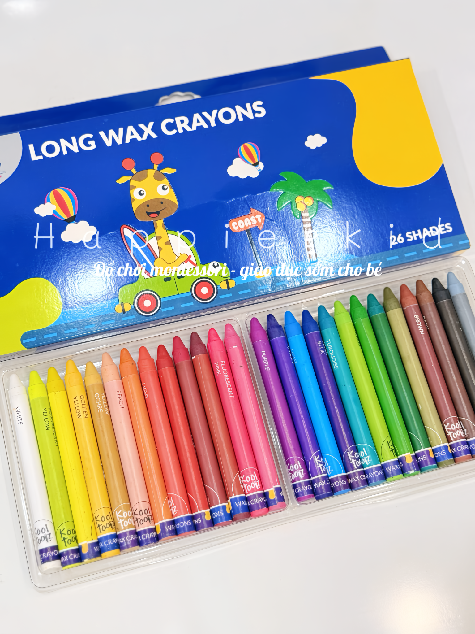  Hộp 26 Bút Sáp Màu - Kool Toolz Thương Hiệu Ấn Độ 