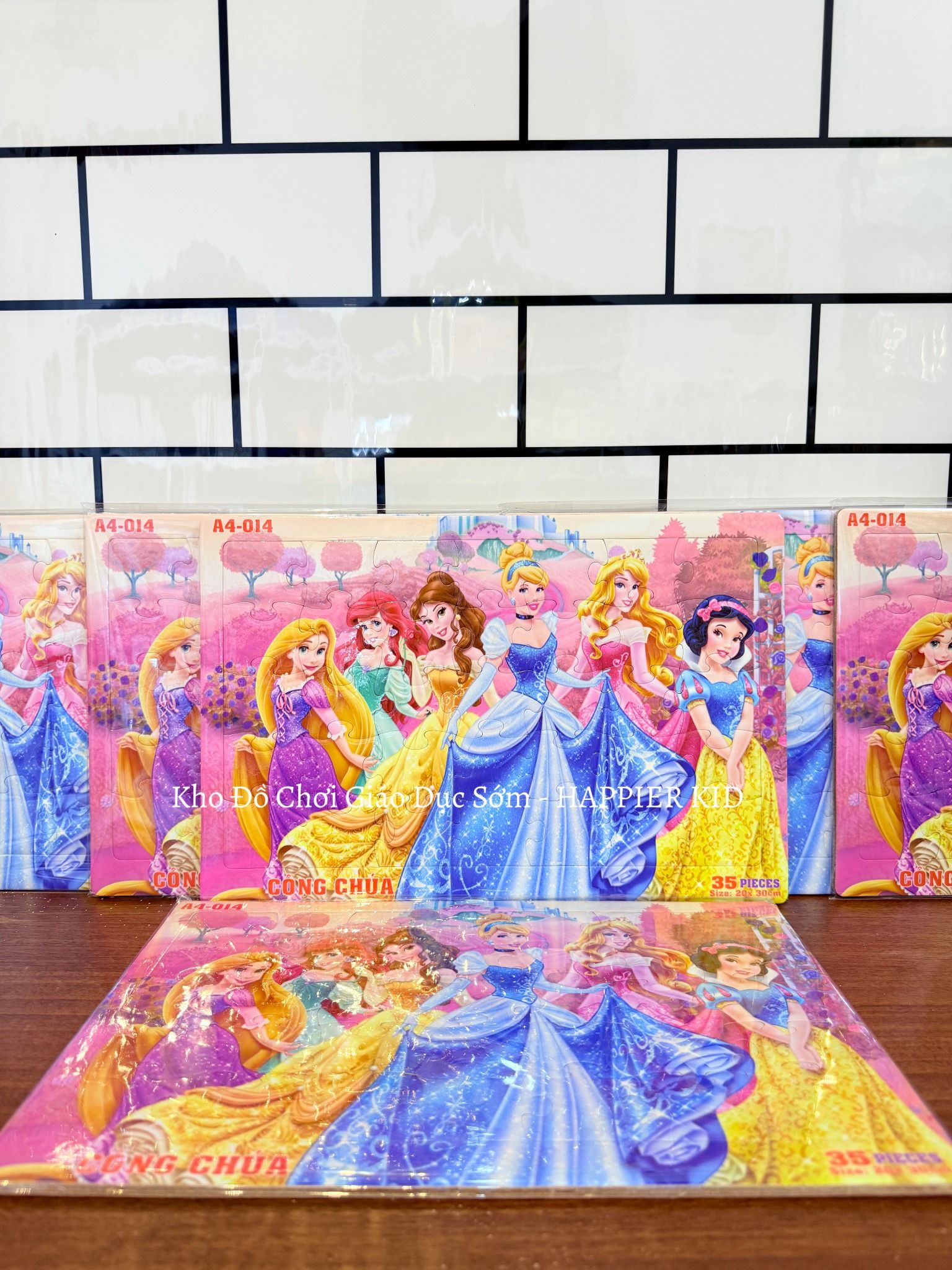  Đồ chơi xếp hình Minh Châu 35 mảnh 20x30cm CÔNG CHÚA 