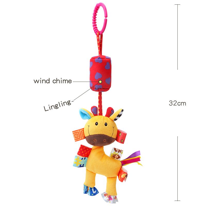  Lục lạc treo dễ thương, đa tương tác cho bé, dài 32cm 