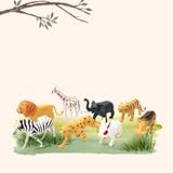  Đồ chơi mô hình 8 ĐỘNG VẬT RỪNG Hoàng Thu HT7503 