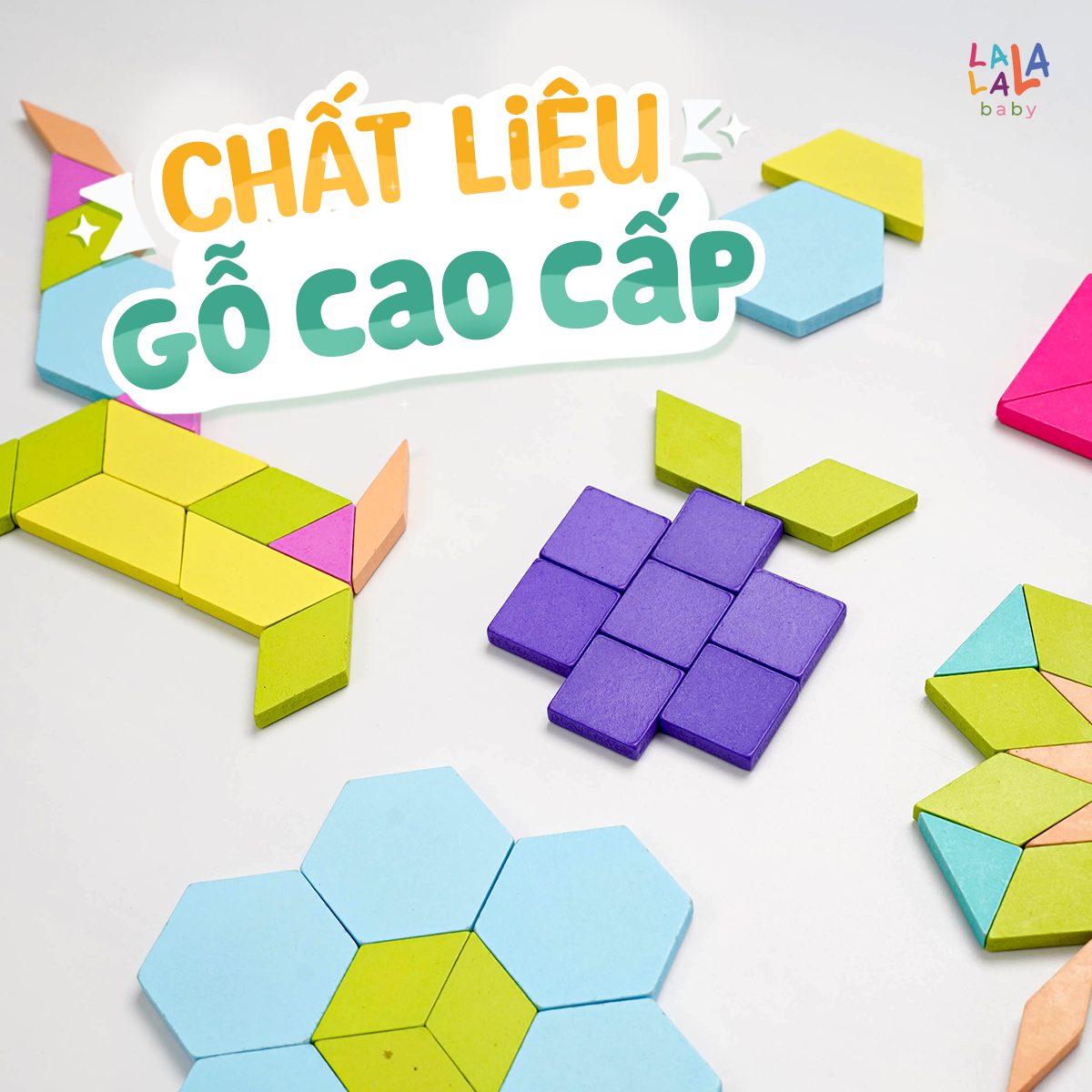  Xếp hình gỗ nam châm Lala wooderland 278 chi tiết 