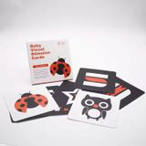  Bộ 20 thẻ 2 mặt kích thích thị giác cho bé 0-18 tháng 