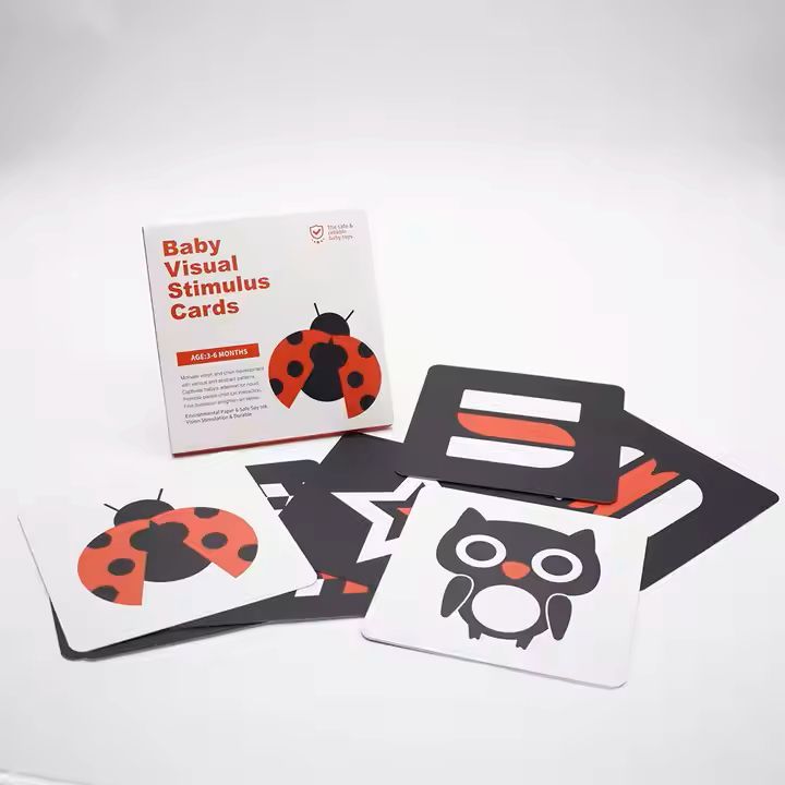  Bộ 20 thẻ 2 mặt kích thích thị giác cho bé 0-18 tháng 