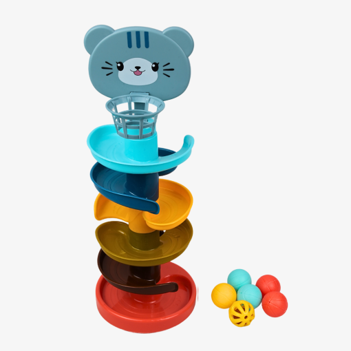  Tháp thả banh tư duy giúp bé phối hợp tay mắt Hoàng Thu 