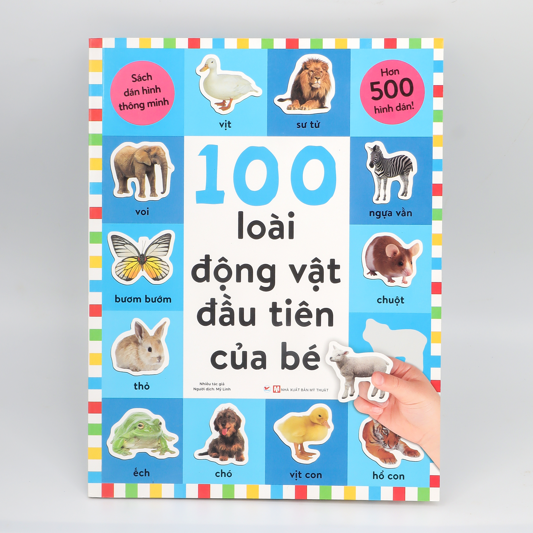  Sách dán hình thông minh - 100 loài động vật đầu tiên của bé 