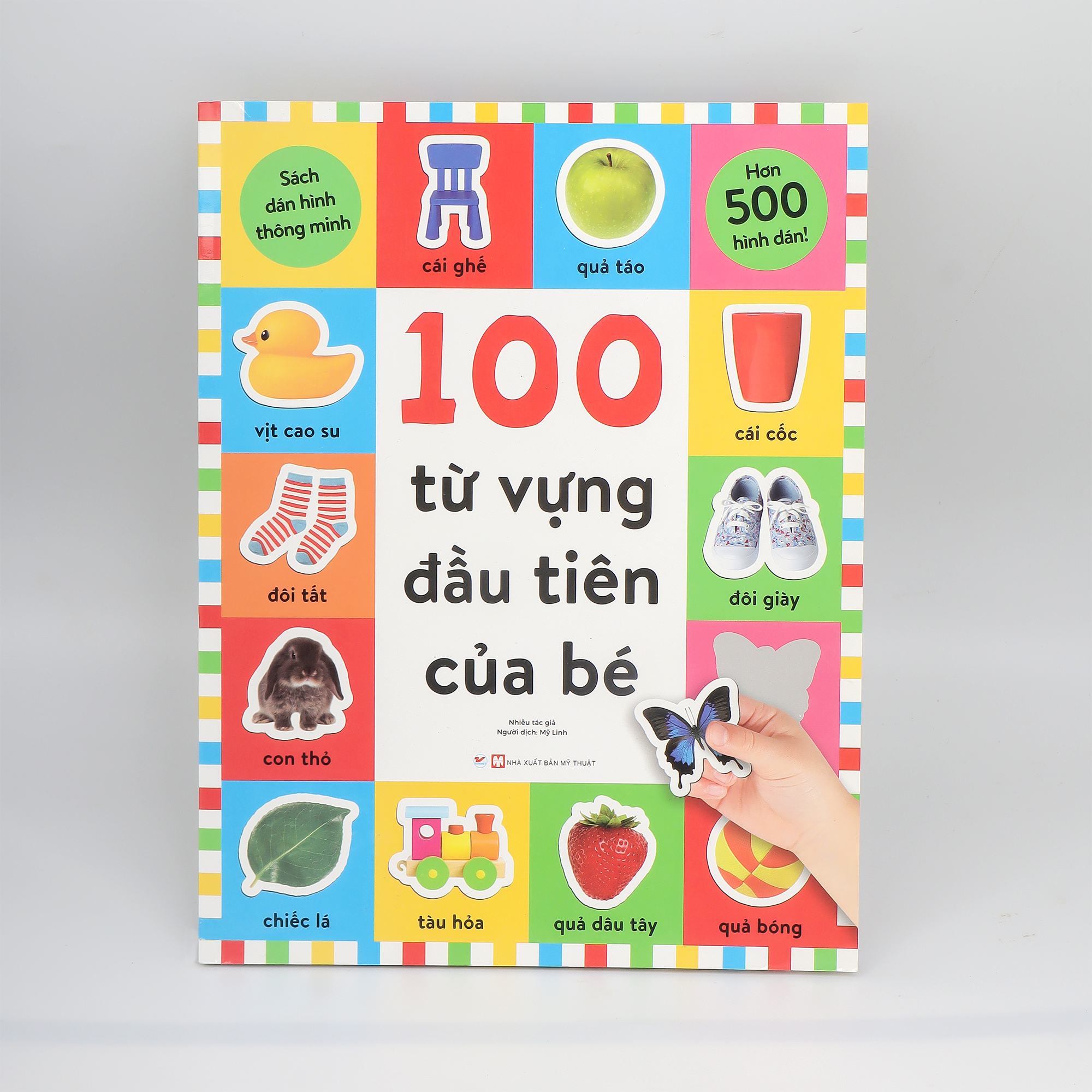  Sách dán hình thông minh - 100 từ vựng đầu tiên của bé 