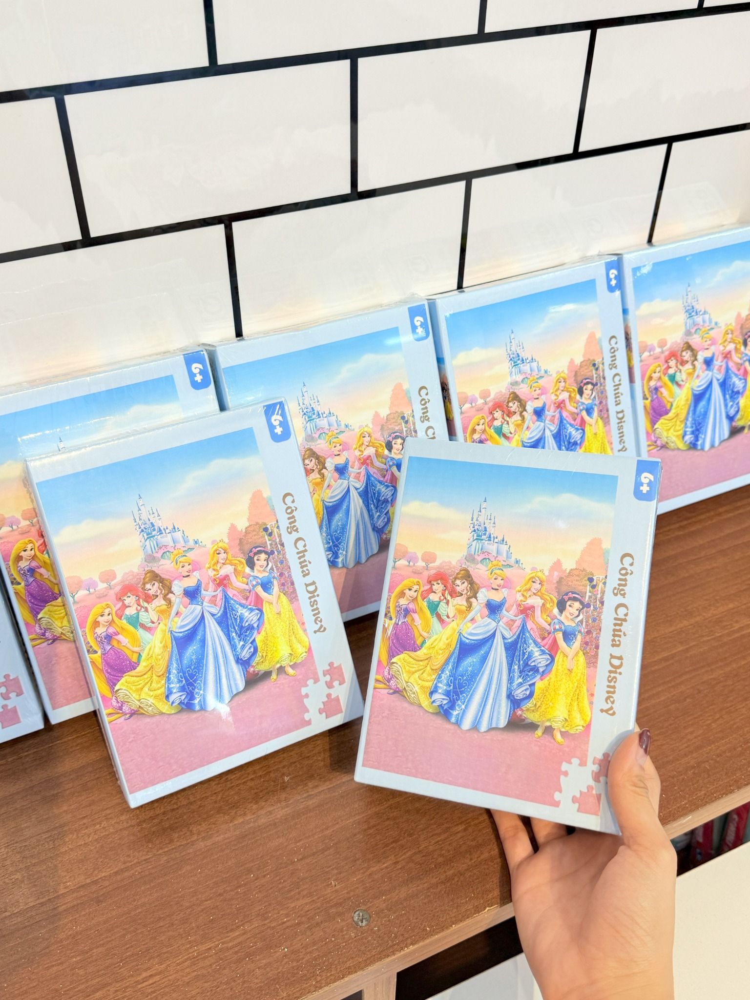  Đồ chơi xếp hình Minh Châu 150 mảnh 20x30cm CÔNG CHÚA DISNEY 