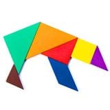  Đồ chơi gỗ ghép hình tangram 7 miếng winwintoys, kèm sách hướng dẫn 