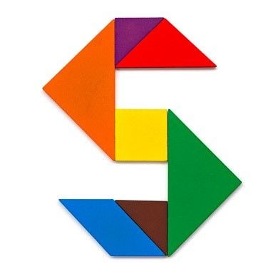  Đồ chơi gỗ ghép hình tangram 7 miếng winwintoys, kèm sách hướng dẫn 