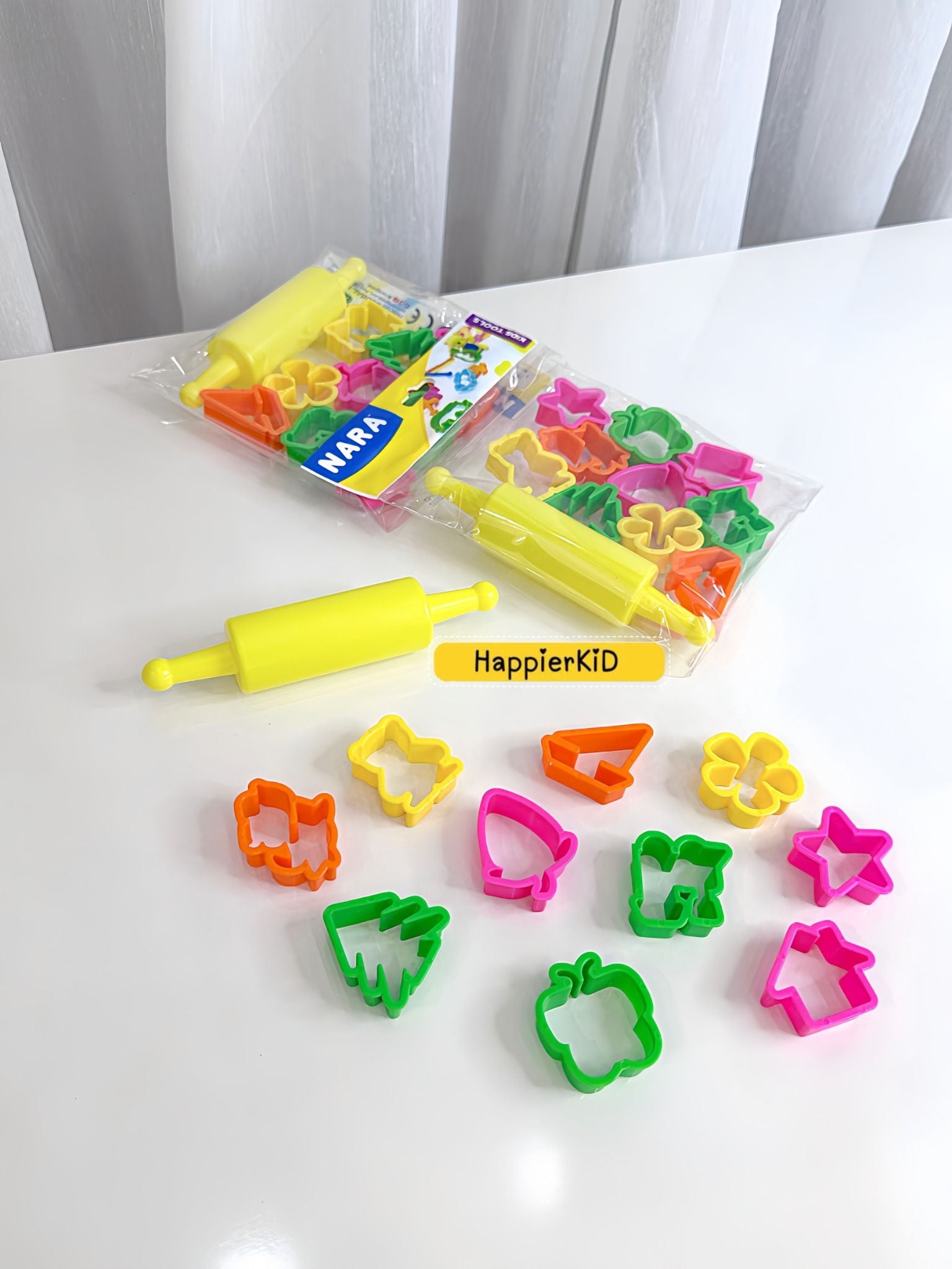  Bộ 10 khuôn nặn đất sét tạo hình Nara, tặng cây lăn cho bé 