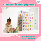  Bảng gấp thông thái song ngữ Lalala baby 96x50cm 
