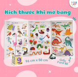  Bảng gấp thông thái song ngữ Lalala baby 96x50cm 