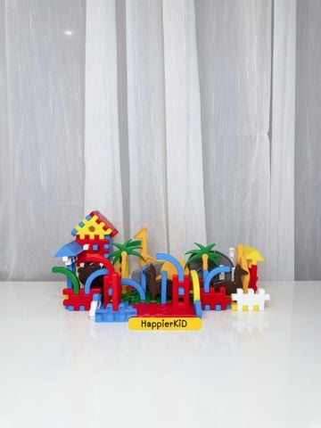  Bộ lắp ghép vườn bách thú Polesie hàng Châu Âu 117 chi tiết 