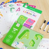  Sách luyện viết, học tiếng Việt Learn Me Lalala Baby,  bôi xóa được, tặng kèm 5 bút + cục bôi 