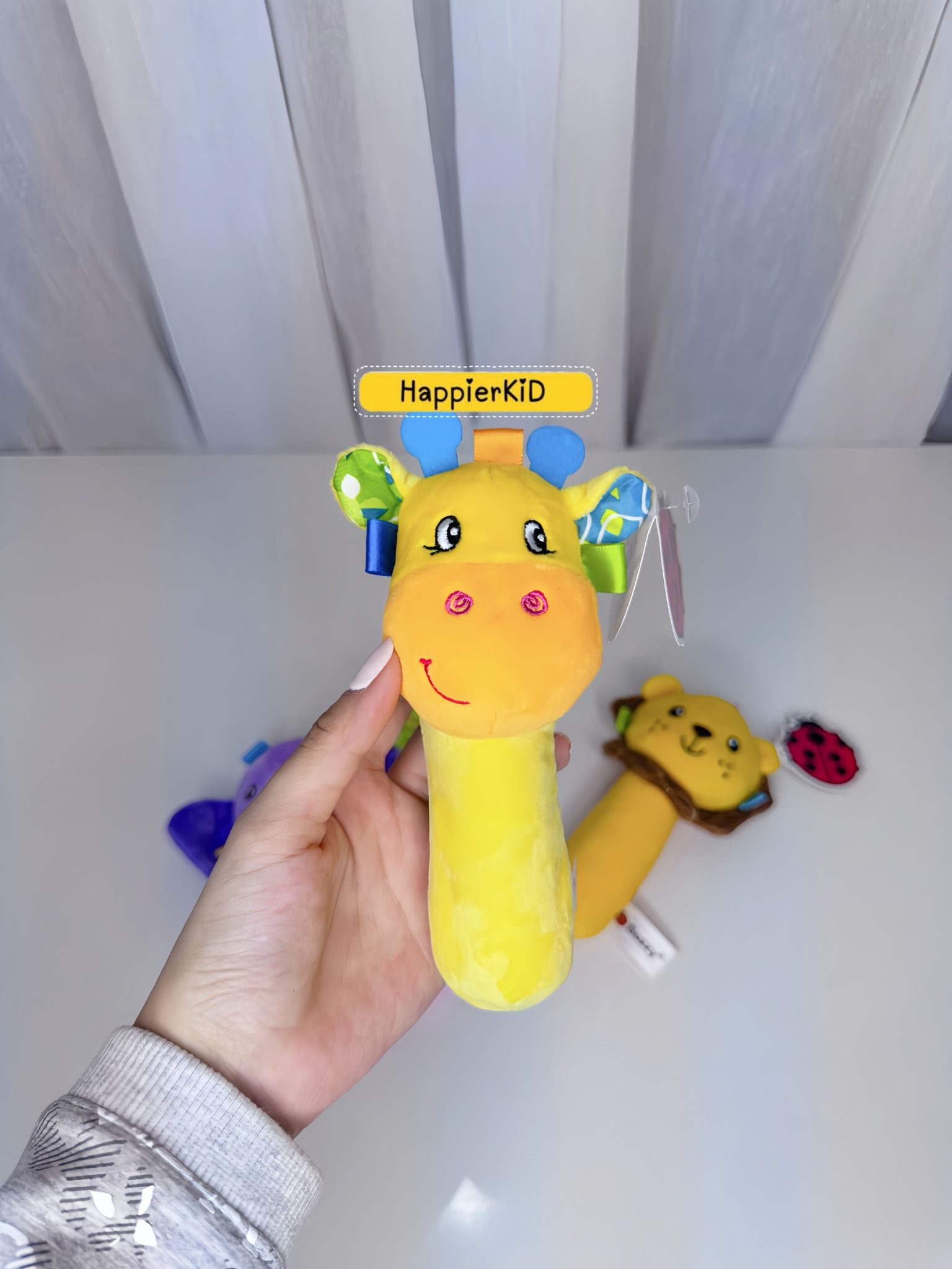  Lục lạc Baby Rattle cầm tay Sozzy, ngộ nghĩnh, có âm thanh 