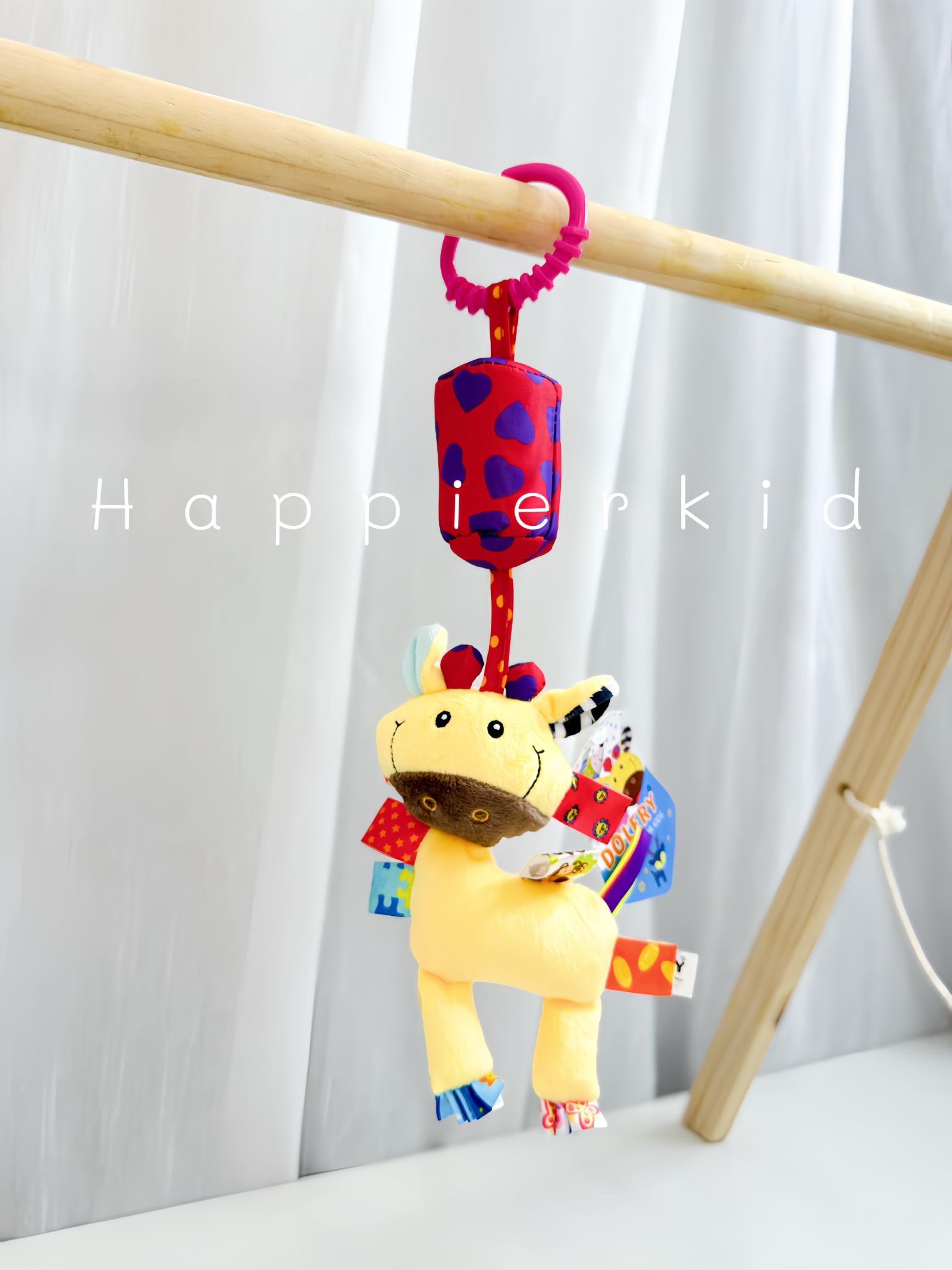  Lục lạc treo dễ thương, đa tương tác cho bé, dài 32cm 