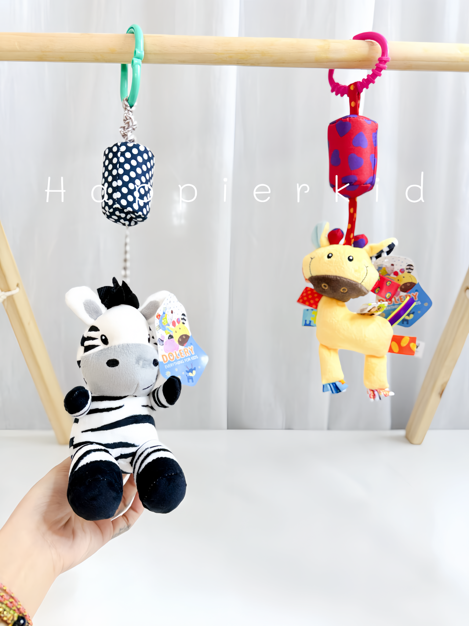  Lục lạc treo dễ thương, đa tương tác cho bé, dài 32cm 