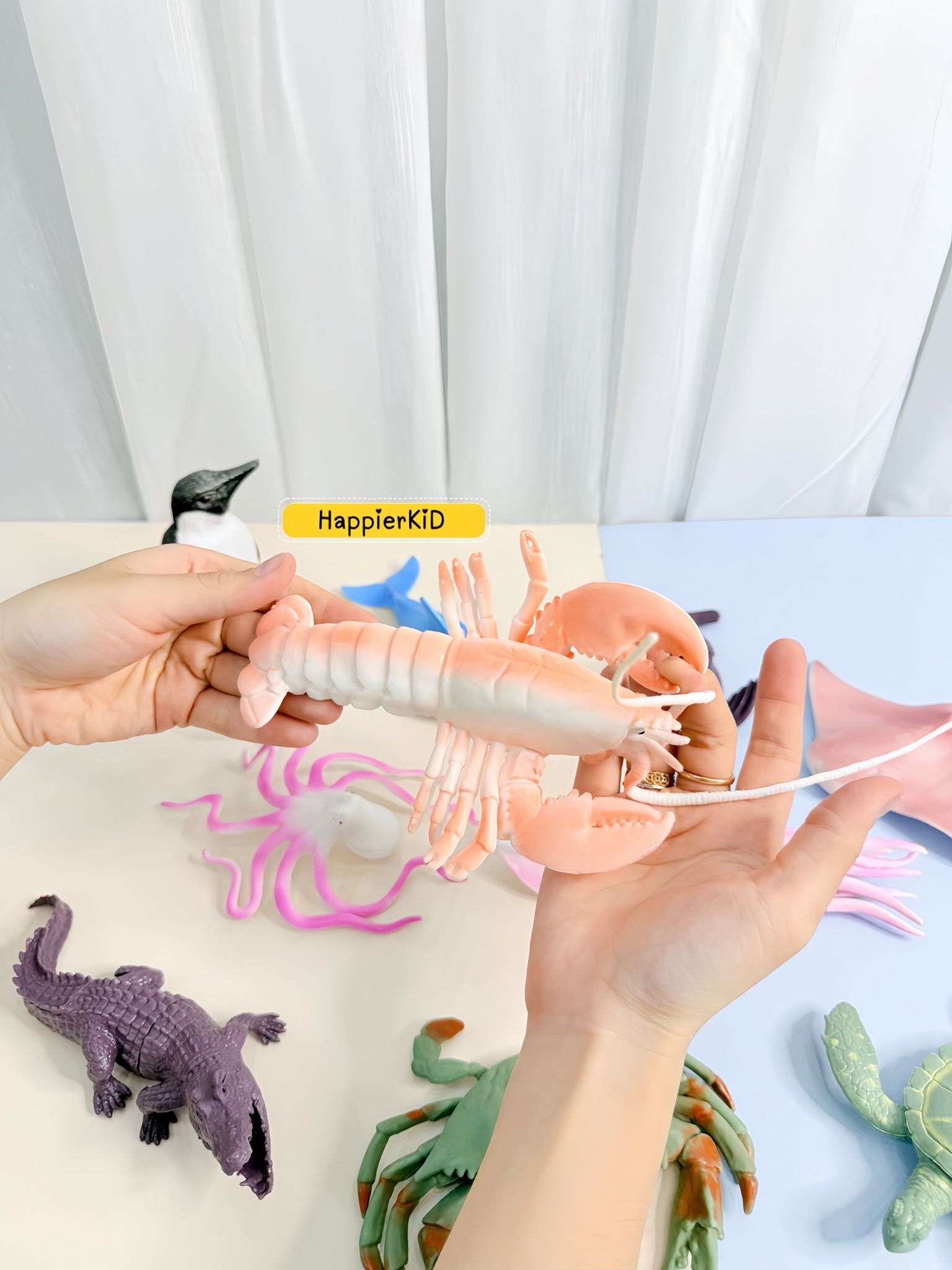  Đồ chơi mô hình 10 ĐỘNG VẬT BIỂN Hoàng Thu HT7506 