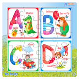  Xếp hình 20 mảnh: Bảng chữ cái ( đủ từ a-z ) 