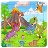  Đồ chơi xếp hình Minh Châu 20 mảnh Khủng Long 17x17cm 