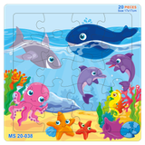  Đồ chơi xếp hình Minh Châu 20 mảnh Đại dương xanh(17x17cm) 