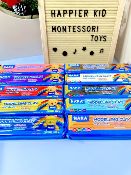  Túi đất nặn - đất sét PO-500 Nara 0.5Kg Thái Lan, không khô suốt 3 năm, SỈ GIÁ TỐT 