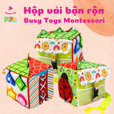  Khối vải bận rộn Busy Toys Montessori cho bé từ 2 tuổi Pipovietnam 