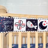  Quây cũi/nôi vải cho bé từ 0-18 tháng phát triển thị giác và trí não 