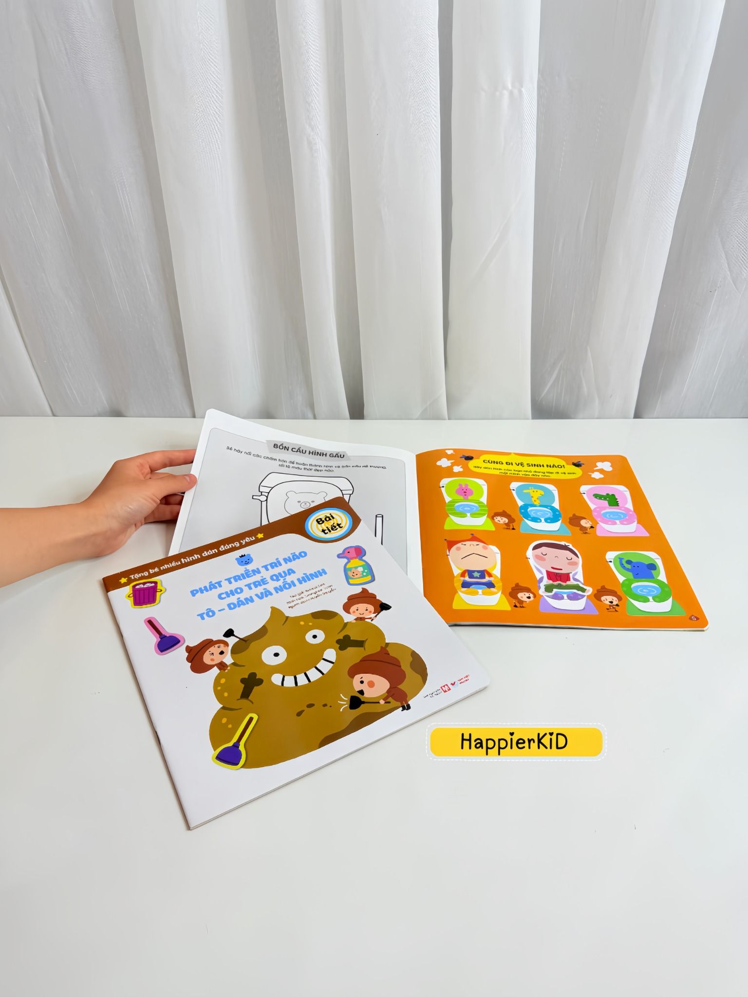  Sách Phát triển trí não cho trẻ qua tô -dán và nối hình 