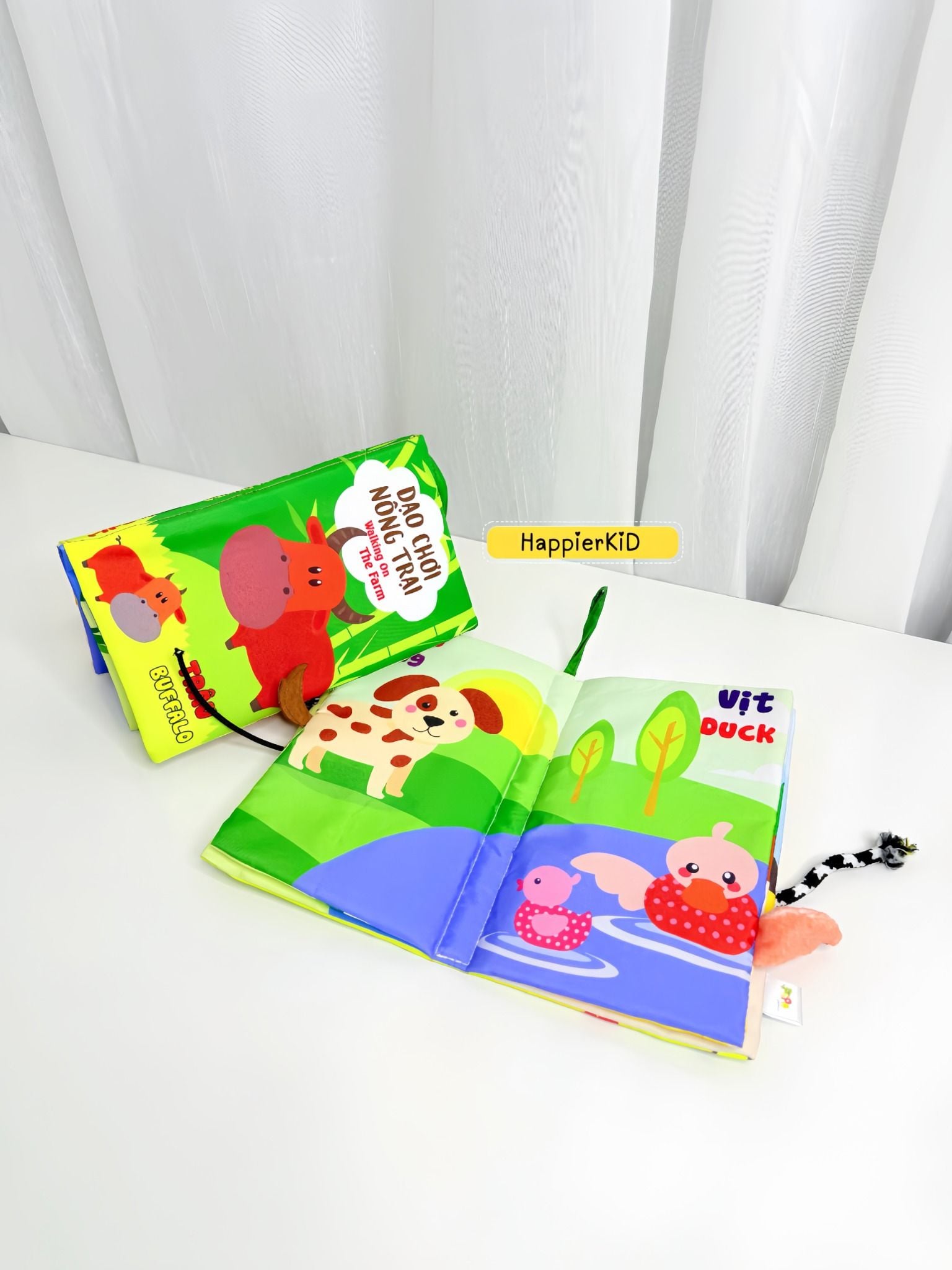  Sách vải đoán đuôi song ngữ an toàn PiPoVietnam 