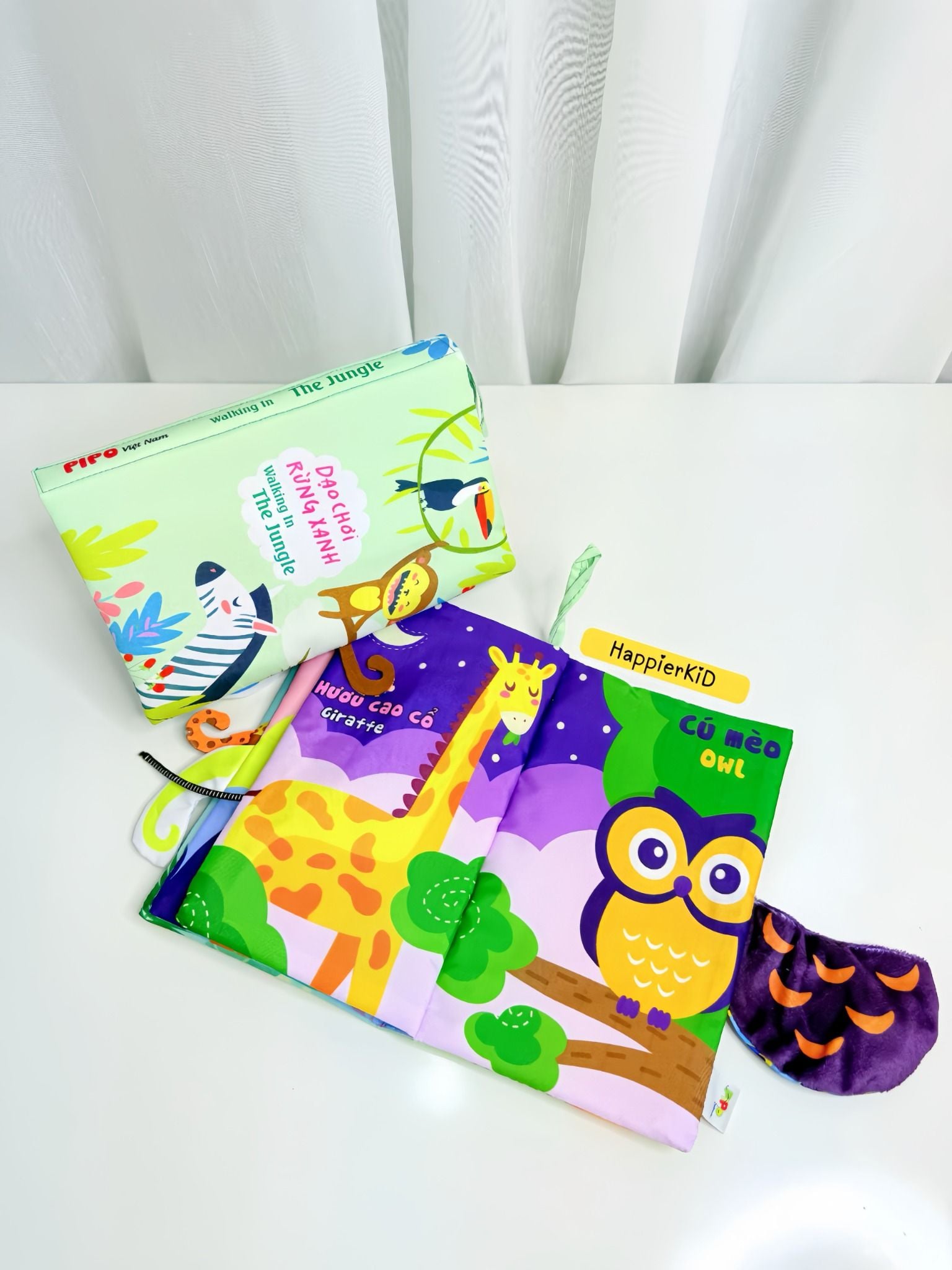  Sách vải đoán đuôi song ngữ an toàn PiPoVietnam 