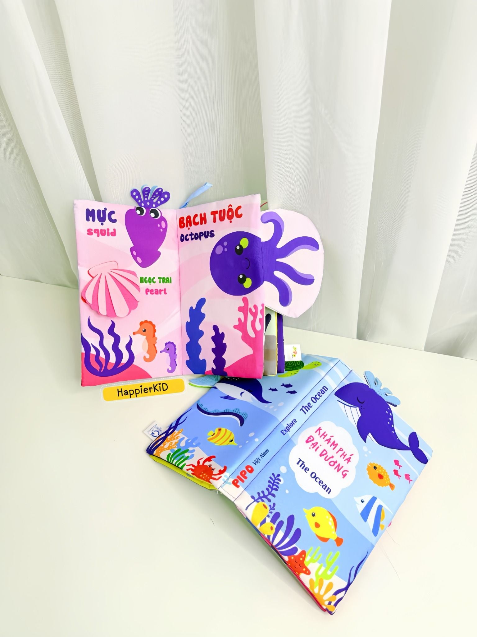  Sách vải đoán đuôi song ngữ an toàn PiPoVietnam 